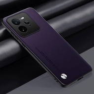 Cho Realme GT 7 Pro sợi carbon cứng da nhựa PU Bìa trường hợp Thảm Chống sốc trường hợp khó khăn cho