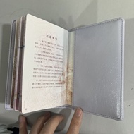 Value Ultra-Thin Small Card Holder Passport Holder. Clip Genuine Leather Document Protective Case Ga