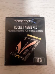 Sabrent Rocket nvme 4.0 m2 2230 1t