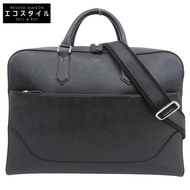 二手 Pelle Morbida 公事包，單隔層，雙向商務包，男士，黑色，CA013B
