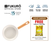 Fukuro Shiro Ceramic Non-Stick Fry Pan (20cm/24cm/26cm)