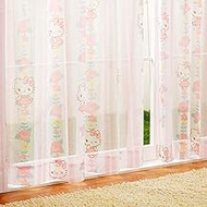 Sanrio SB-522-S Kitty UV Protection Lace Curtain Width 59.1 x Length 80.8 inches (150 x 228 cm): Set