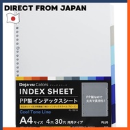 Plus Index Sheet PP 4-30 Holes A4 Portrait