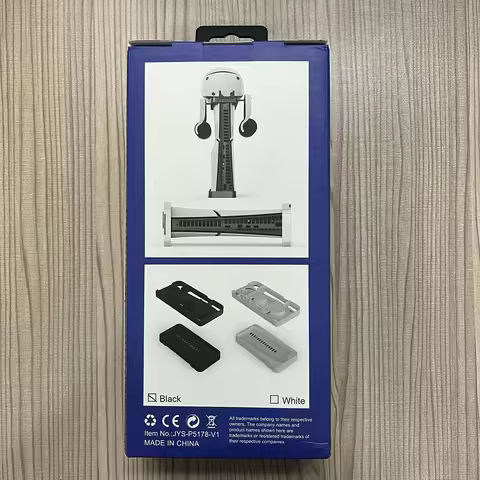 Horizontal Vertical Stand Bracket Stand VR Headset Headphone Holder for PS5 Slim Disc and Digital Ed