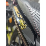 Rossi VR46 Signature Vinyl Sticker rossi signature sticker stiker motor sticker helmet motgp