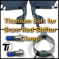 Titanium Bolt for Sram Red Etap 11s shifter clamp /Force,Rival 11speed Anti Rust  Titanium Screw Bicycle MTB Grade 5