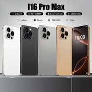 i16 ProMax Smartphone 100% Original Murah  | 6.8 Inch Big Screen | 16GB RAM+1TB ROM Large Memory | 5