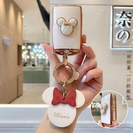 Car key cover for Mazda 3 CX3 CX30 Mazda3 square TPU key with luxurious artificial stones - Mickey b