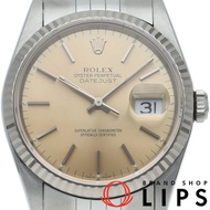 นาฬิกาข้อมือผู้ชาย Rolex Datejust รุ่น 16234(S) K18WG/SS สีแชมเปญ ขัดเงา ปี 1993 สภาพดีเยี่ยม [มือสอ