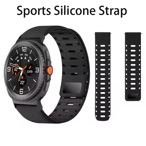 Silicone Strap for Samsung Galaxy Watch 8 44mm 40mm Classic 46mm Smartwatch Breathable Bracelet for 