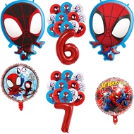 19pcs Spider man And His Amazing Friends 32inch Number Balloon Movie Fans Kids Boy Birthday Party Decoration Baby Shower Balloons