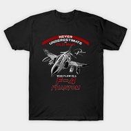 Vintage F4 phantom Never underestimate an old man who flew in a F4 T-Shirt Authentic
