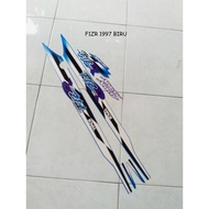 Yamaha F1 Motorcycle Striping Sticker ZR 1997 biru