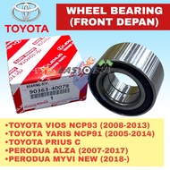 ORIGINAL TOYOTA (FRONT DEPAN) WHEEL BEARING - TOYOTA VIOS NCP93 (2008-2013) YARIS PRIUS C ALZA MYVI 