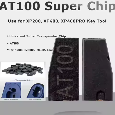 Autel AT100 Universal Super Transponder Chip for XP200 XP400 XP400PRO Car Key Chip for Vehicles Key 