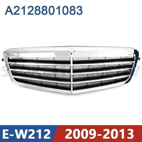 for 2009-2013 W212 Mercedes Benz E200 E220 E250 E260 E300 E350 E400 E550 E63 AMG Bumper Radiator Gri