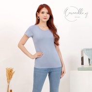 Chaca Top With Bra/ Atasan Korea / Kaos Wanita / Baju Casual