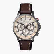 POLICE นาฬิกาข้อมือผู้ชาย Police Multifunction brown leather watch รุ่น PL-15535JSU/07 นาฬิกาข้อมือ