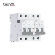GEYA 2PCS Of AC MCB 2P 63A GYM9-2P Circuit Breaker With Interlocking Device