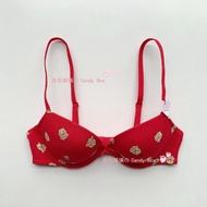 Vải Nhà 6ixty 8ight Xác Thực Cotton Hoạt Hình Hoạt Hình Áo Ngực Hình Chữ V Tập Hợp Phong Cách Cho Ph