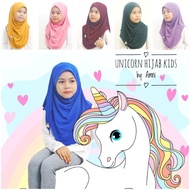 Tudung Unicorn Tudung Instant Budak Tudung Instant Kanak-Kanak Instant Hijab Kids Premium by Amni