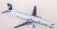 for JC Wings for Alaska Airlines for Boeing 737-400SF N709AS 1:200 Airplane Pre-Built Model