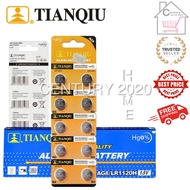 TIANQIU Battery AG8/LR1120H/391A 1.5V Alkaline Battery 10pcs