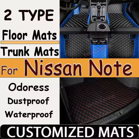 Car Floor Mats For Nissan Note e-Power E13 2WD 4WD 2021~2023 Waterproof Floor Mats Accesorios Para A