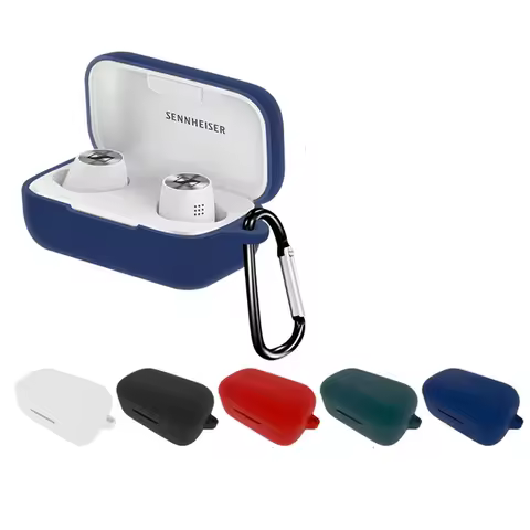 Silicone Protective Cover For Sennheiser Momentum True 2 Wireless Bluetooth Earphone Box Anti-Scratc