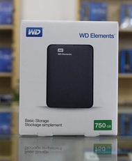 Ổ cứng di động WD Elements 750GB + Bao da chống sốc WD