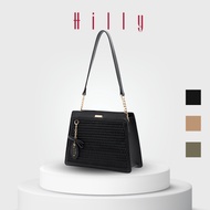 [⭐Off-season Sales] Hilly Cecilia Textured Womens Shoulder Bag Handbag Beg Tangan Wanita