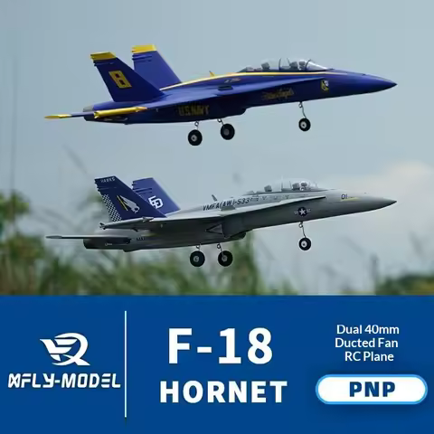 XFly Model F-18 Hornet Twin 40mm EDF RC Military Fighter Jet Remote Control Airplane Outdoor For RC