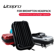 Litepro Folding Bicycle Bike Accessories Bicycle Bag Pig Nose Bag Mini Purse Storage Front Headpack Bag for Brompton