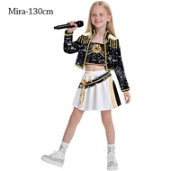 GONGRUOQIUSHAN Rumi Cosplay Kpop Demon Hunters Costume Kpop Group Idol Mira Cosplay Demon Hunter Cos