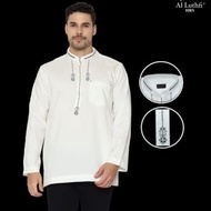 Terbaru Baju Koko Al Luthfi Putih Lengan Panjang Syari Premium Best