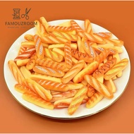 Long French Bread Miniature - French Baguette Bread Flatback Resin Miniature - Baguette Bread Orname