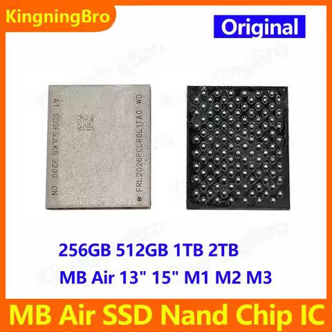 Tested SSD Nand Chip IC 256GB 512GB 1TB 2TB For Macbook Air A1932 A2179 A2337 A2338 A2681 A2941 A311