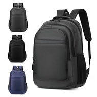 Men Backpack Business Laptop Bag 14 Inch Office Work Bag Student Bag Waterproof Simple Minimalist Co