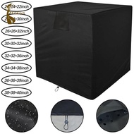 [kokiya] Air Conditioner Cover Outdoor, Outside Unit Cover Blk Dust Water Cover Outdoor