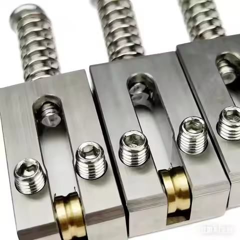 【Made in Japan】 1 Set 10.5MM 10.8MM Stainless Steel Roller Saddle Tremolo Bridge Saddles For ST TL E