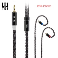 Tri Onyx 6 sợi 6N thủy tinh đơn Bạc đồng mạ cáp với 252 lõi khả năng tương thích cao tai nghe thay t