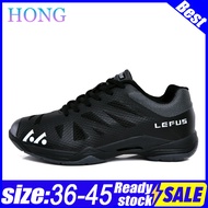 LEFUS Badminton Shoes For Men Women Professional Training Shoes Mens Running Shoes Breathable Hard-W