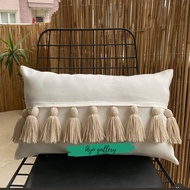 (023) Cushion Cover with tassel sofa Cushion Cover 30x50