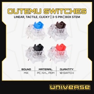 10 Switch Outemu Stem Box Mechanical Keyboard Blue Switch Red Switch Brown Switch / Linear Tactile C