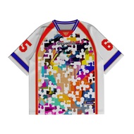 NFL COLLAR 3 JERSEY Streetwear Jersey/ Vintage Jersey/ Retro/ Hockey Jersey/ Rugby Jersey/