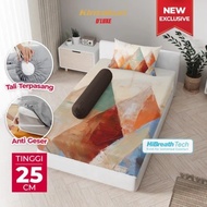 Kintakun Fitted Sheet 100/120 Marco D'luxe Minimalist Aesthetic Microtex Anti-Slide 25 cm