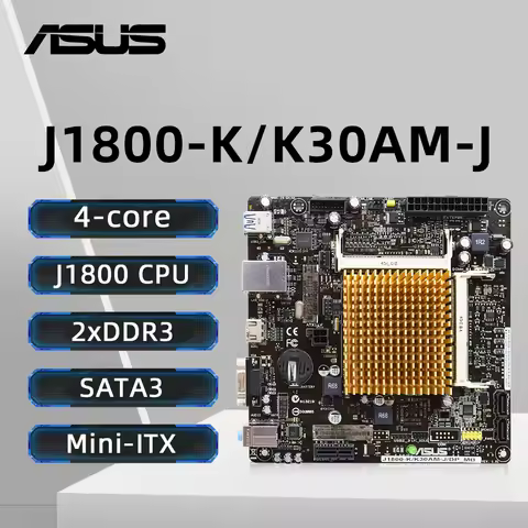 ASUS J1800-K Motherboard BGA 1170 Support Intel Celeron J1800 Dual-core CPU DDR3L 1333MHz HDMI PCIe 