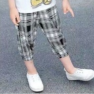 Shandy imported tartan children's trousers