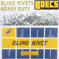 Aluminum Blind Rivets 1/8 x 1/2 (20 Small Boxes Mother Box) I Bdecs