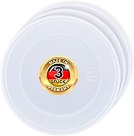 Can Lid for Cans for 400 g Cat Food and Dog Food - Pack of 3 Plastic - Canning Lid Also for 125 g & 